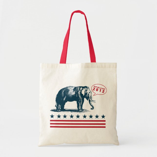 La bolsa de asas republicana patriótica del GOP (Frente)