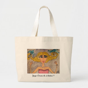 La bolsa de asas reutilizable de la diva de la
