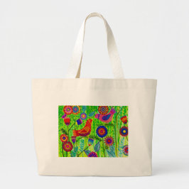 La bolsa de asas reutilizable del arte popular