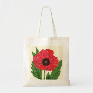 La bolsa de asas roja de la amapola de Flandes