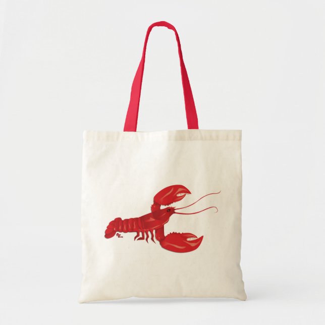 La bolsa de asas roja de la langosta (Frente)