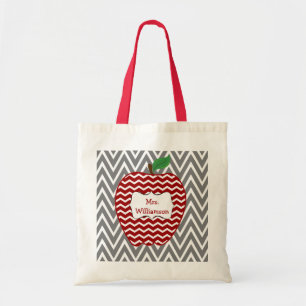 La bolsa de asas roja de moda del profesor de