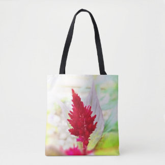 La bolsa de asas roja del Celosia