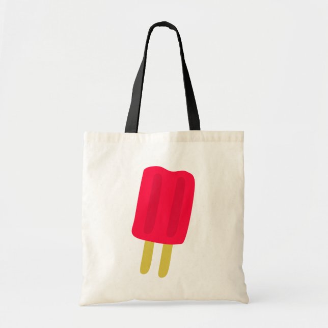 La bolsa de asas roja del Popsicle (Frente)