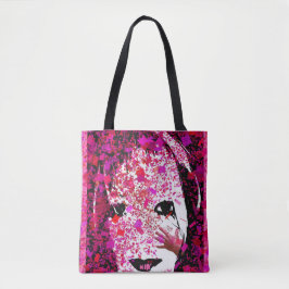 La bolsa de asas rosa Face1 del "bonito" de