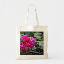 La bolsa de asas rosada de la flor del Peony