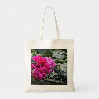 La bolsa de asas rosada de la flor del Peony