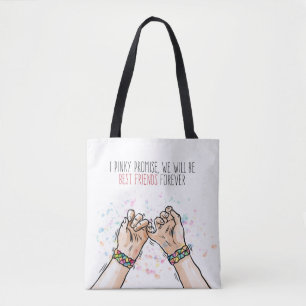 La bolsa de asas rosada de la promesa de los