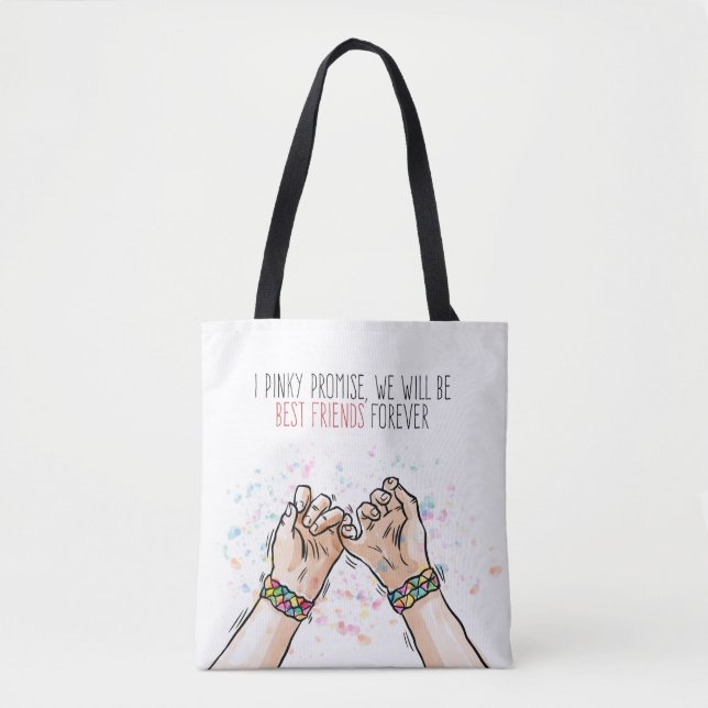 La bolsa de asas rosada de la promesa de los (Anverso)