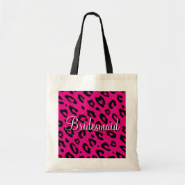 La bolsa de asas rosada del boda de la dama de