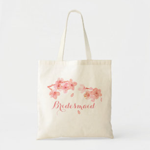 La bolsa de asas rosada del boda de la dama de