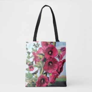 La bolsa de asas rosada del Hollyhock