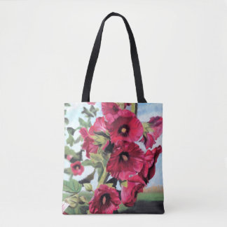 La bolsa de asas rosada del Hollyhock
