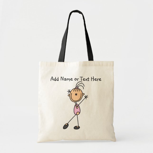 La bolsa de asas rosada modificada para requisitos (Frente)