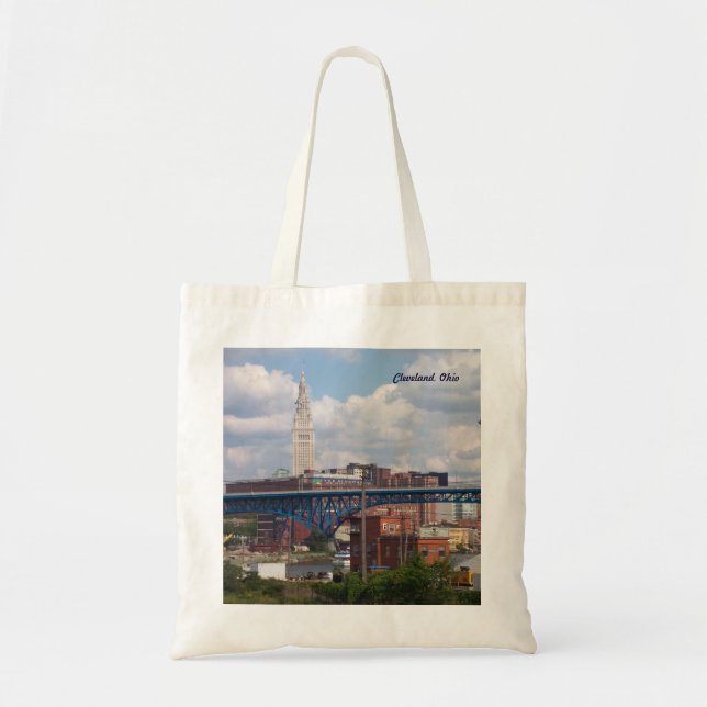 La bolsa de asas soleada de Cleveland Ohio (Frente)