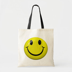 La bolsa de asas sonriente de la cara