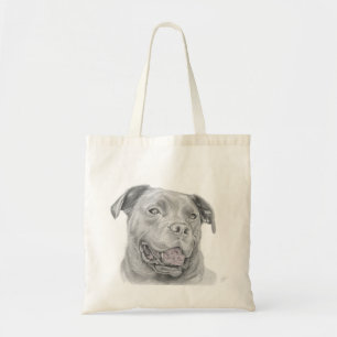 La bolsa de asas sonriente del bosquejo de Pitbull