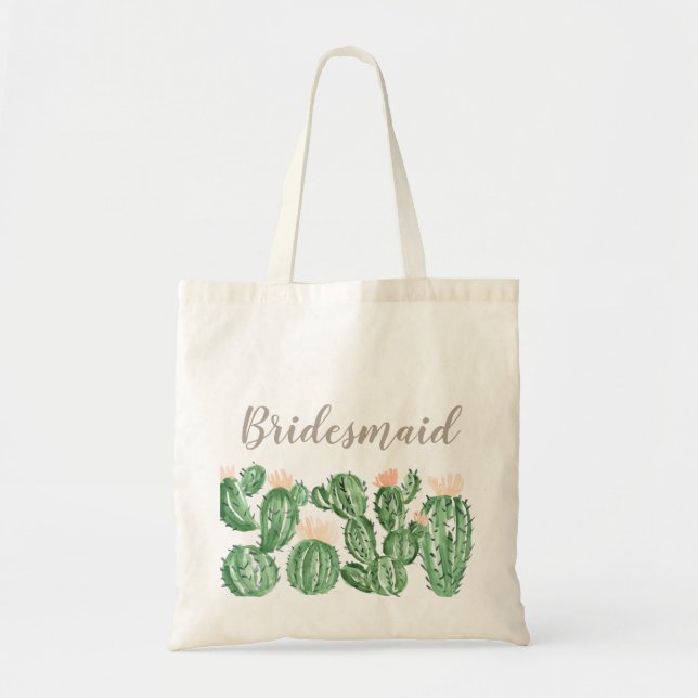 La bolsa de asas suculenta del regalo de la dama (Frente)