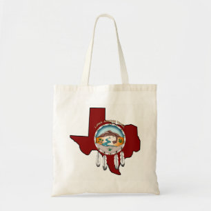 La bolsa de asas tribal de las compras de Tejas