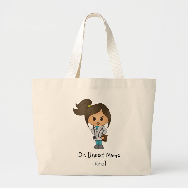 La bolsa de asas triguena femenina linda (Frente)