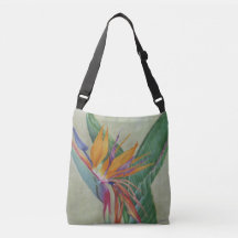 La bolsa de asas tropical de Crossbody de la ave