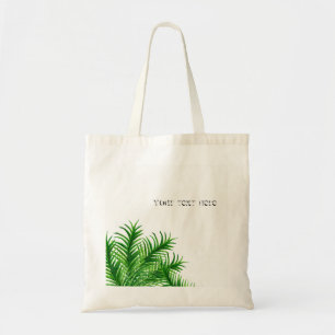 La bolsa de asas tropical de la playa de la hoja