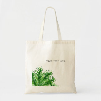 La bolsa de asas tropical de la playa de la hoja