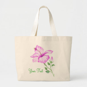 La bolsa de asas tropical del hibisco