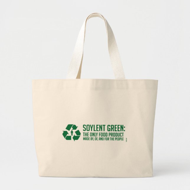 La bolsa de asas verde de Soylent (Frente)