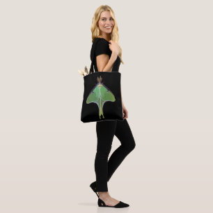 La bolsa de asas verde del animal de la polilla de