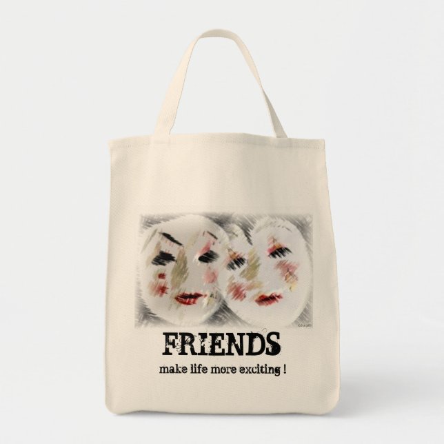La bolsa de la amistad Tote (Frente)