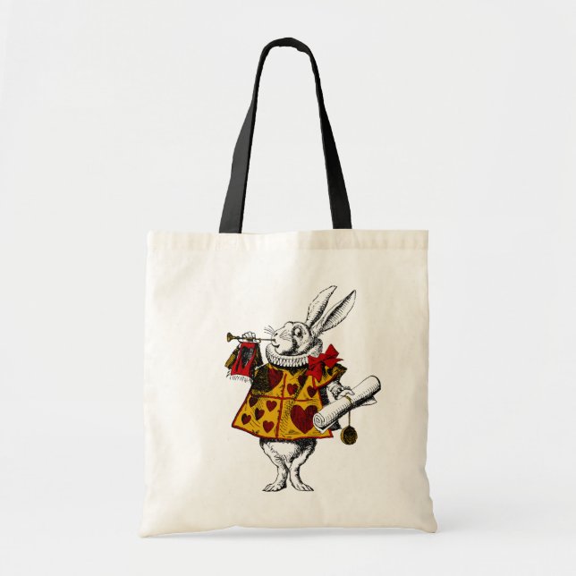 La bolsa de la bolsa de la tota del conejo blanco (Frente)