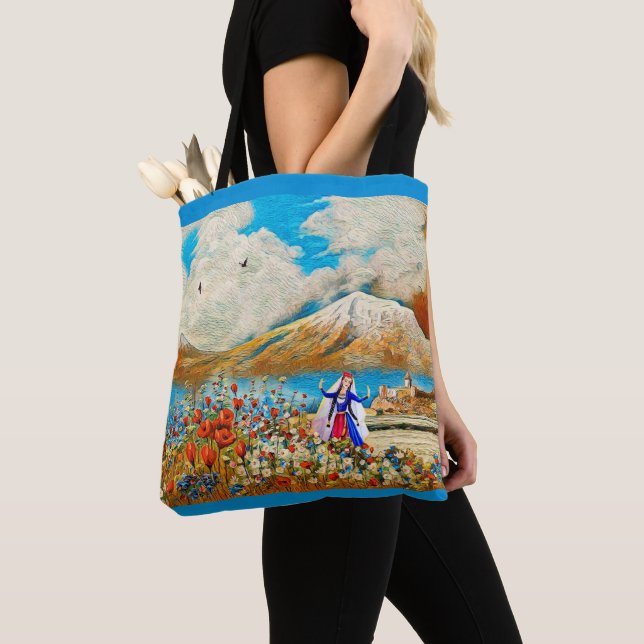 La bolsa de la chica de la flor (Detalle)