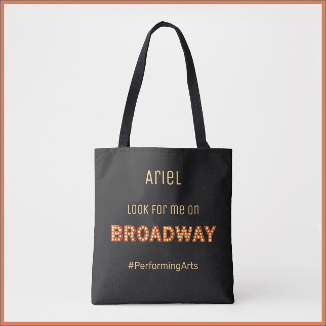 La bolsa de la estrella de cute Broadway Rising (Bookmark my store! https://www.zazzle.com/store/capricepetit)