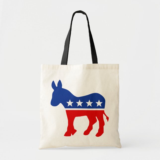 La bolsa de la mano del demócrata Donkey (Frente)