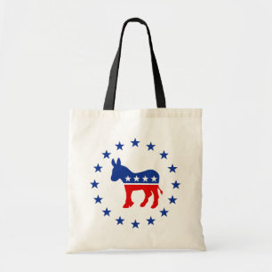 La bolsa de la mano del demócrata Donkey