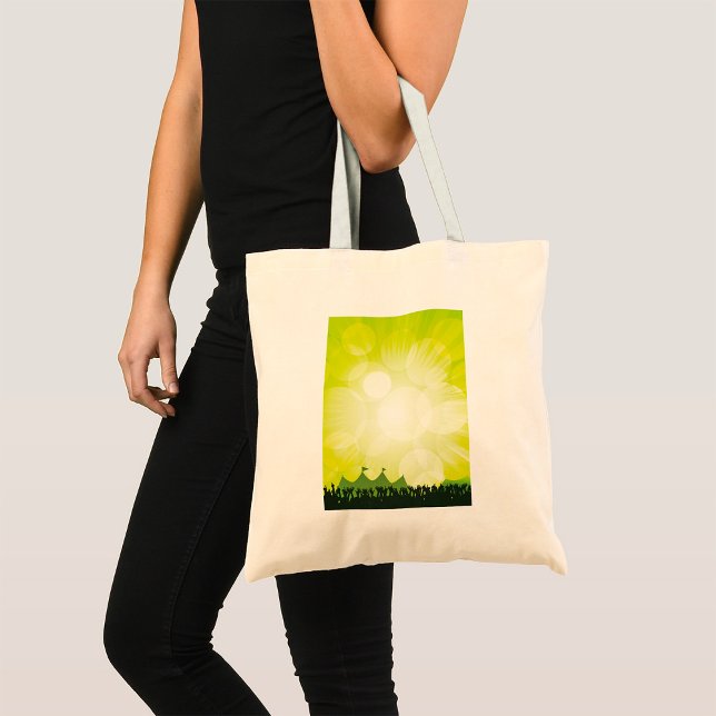 La bolsa de la multitud en el festival (Subido por el creador)