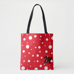 La bolsa de la nieve roja Personalizado Tote Bag