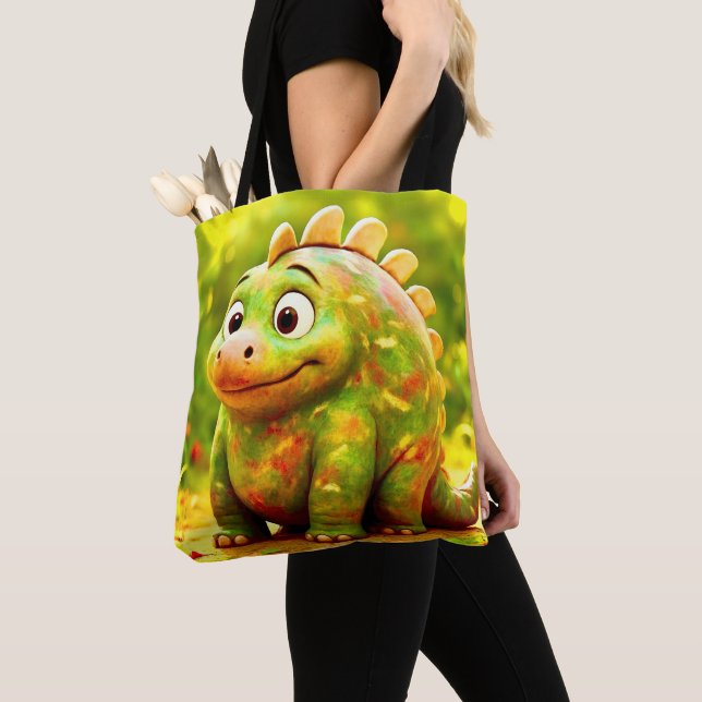 La bolsa de la tota del dino de OddFriends (Detalle)