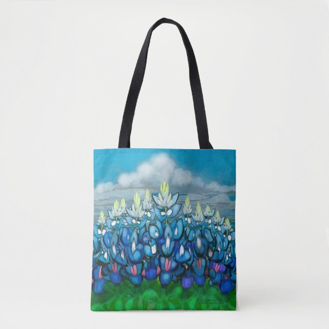 La bolsa de la tote de la escena de Bluebonnet (Anverso)