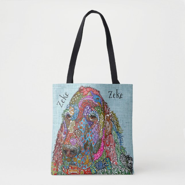 La bolsa de la tote de la sentadora inglesa, fina  (Anverso)