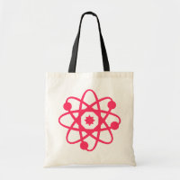 La bolsa de libros atómica rosada