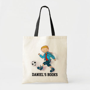 La bolsa de libros de la biblioteca del fútbol de