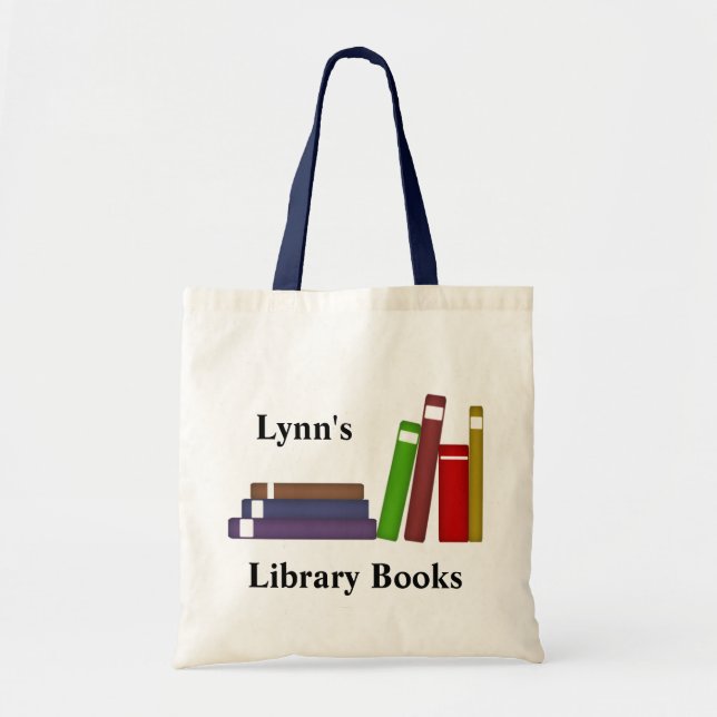 La bolsa de libros de la biblioteca (nombre) (Frente)