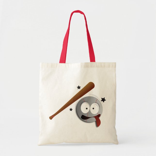 ¡La bolsa de libros del béisbol - lindo estupendo! (Frente)