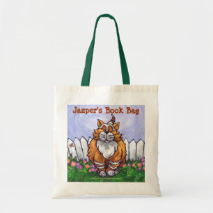 La bolsa de libros del gato del jengibre