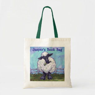 La bolsa de libros linda del personalizado de las