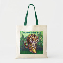 La bolsa de libros personalizada tigre de la