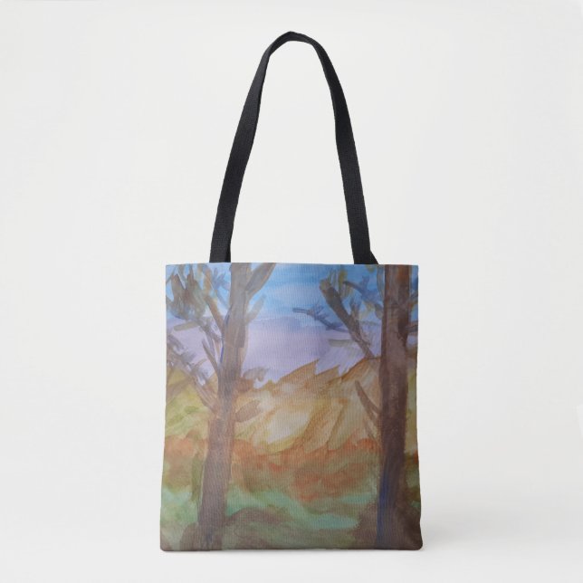 La bolsa de los árboles del atardecer (Anverso)