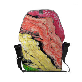 La bolsa de mensajero abstracta del carrito del